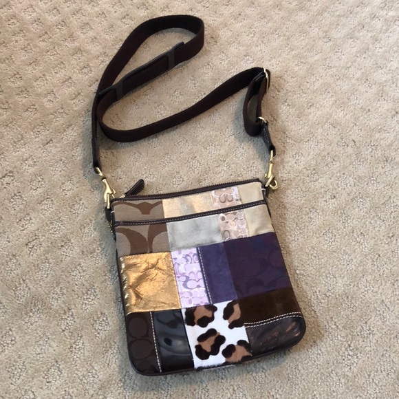 Coach Handbags - Coach Patchwork Crossbody
